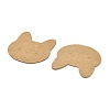 100Pcs Cat Shaped Kraft Paper Earring Display Cards EDIS-M004-01A-2