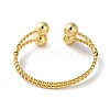 Rack Plating Brass Double Layer Cuff Bangles BJEW-H326-02G-3