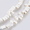 Electroplated Synthetic Non-magnetic Hematite 2-Hole Beads Strands G-E495-11A-03-1