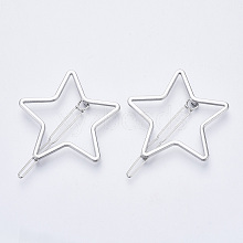 Alloy Hollow Geometric Hair Pin PHAR-N005-014P