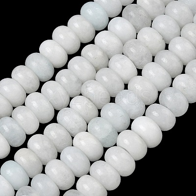 Dyed Natural White Jade Beads Strands GG-CBA9281-A19-5x8mm-1