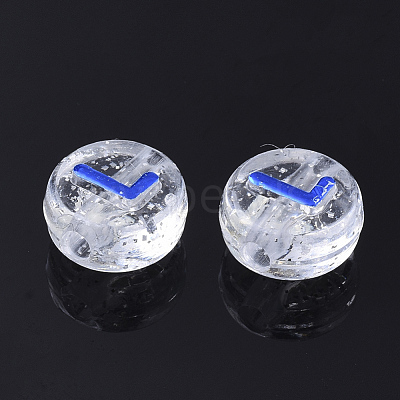 Plating Transparent Acrylic Beads MACR-T032-03-1