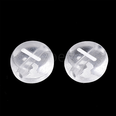 Transparent Acrylic Beads TACR-N002-04B-1