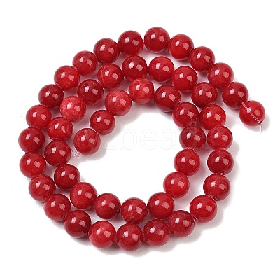 Natural Striped Stone Beads Strands G-D315-A01-05-8mm-1