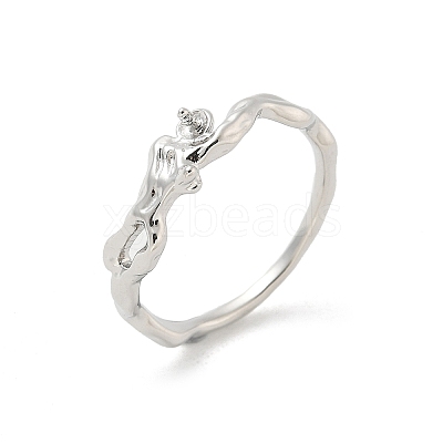 Brass Finger Ring Settings LS-KK-G518-05P-1