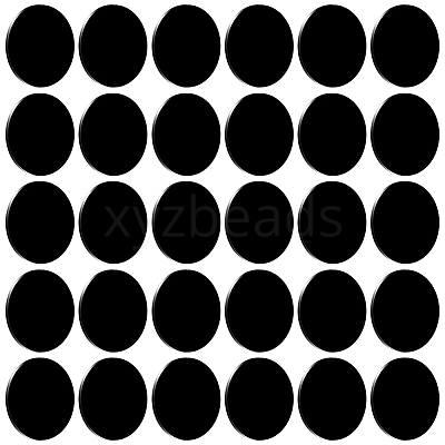 30Pcs Acrylic Flat Round Action Figure Display Bases KY-FG0001-13-1