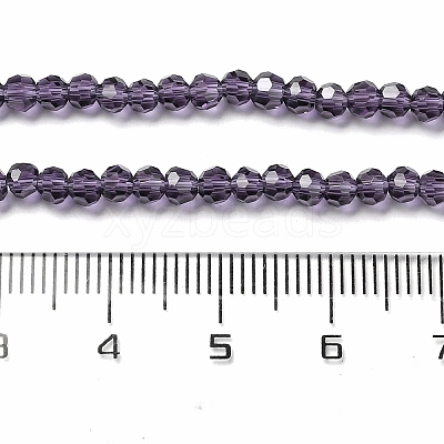 Transparent Glass Beads Strands LS-EGLA-A035-T3mm-D15-1