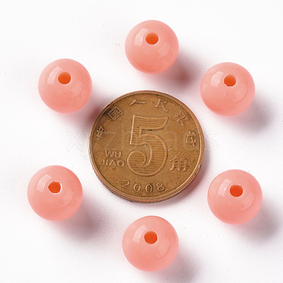 Opaque Acrylic Beads MACR-S370-C10mm-SS2109-1
