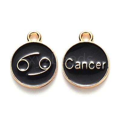 Alloy Enamel Pendants ENAM-SZ0001-27C-D-1