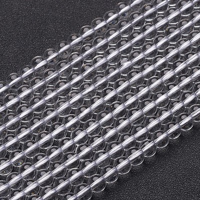 Synthetic Quartz Crystal Beads Strands X-GSR6mmA039-1-1