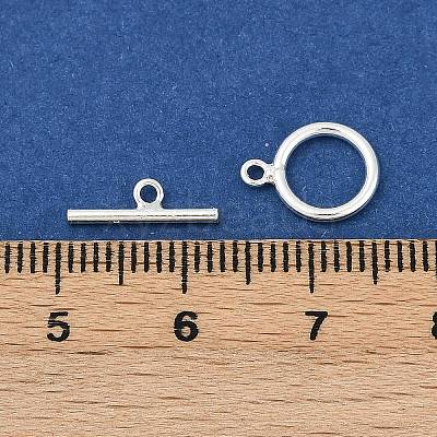 Sterling Silver Ring Toggle Clasps X-STER-A008-16-1
