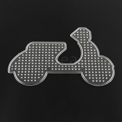 Motorcycle ABC Plastic Pegboards used for 5x5mm DIY Fuse Beads LS-X-DIY-Q009-46-1