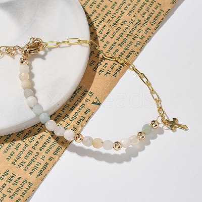 Charm Bracelets BJEW-JB05336-02-1