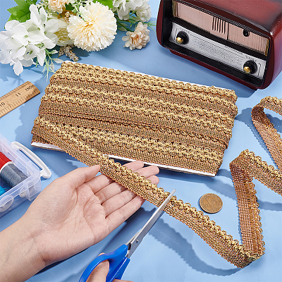 Polyester Braided Ribbons OCOR-WH0070-17A-1