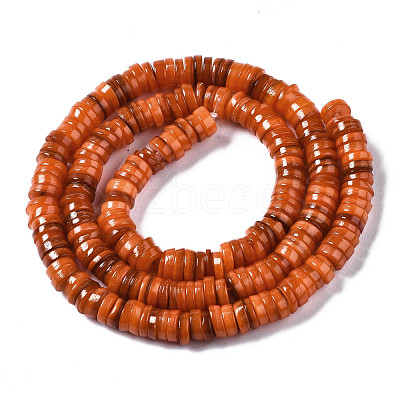 Natural Freshwater Shell Beads Strands SHEL-Q024-001G-1
