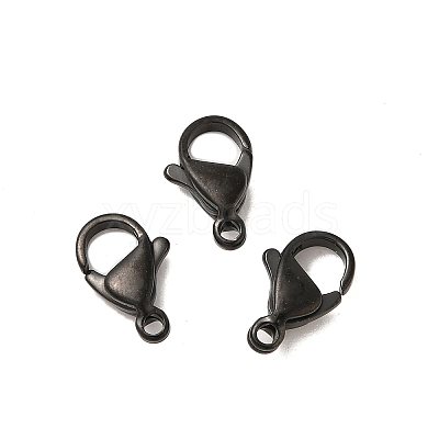 Ion Plating(IP) 304 Stainless Steel Lobster Claw Clasps STAS-AB11-B-1