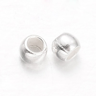 Rondelle Brass Crimp Beads KK-L134-33S-01-1