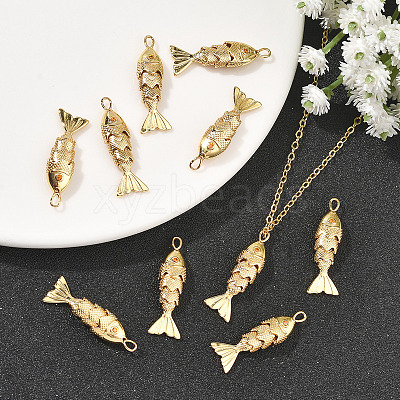 SHEGRACE Brass Micro Pave Cubic Zirconia Pendants XGRQ1U578-378G-1
