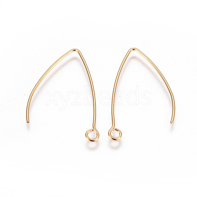 304 Stainless Steel Earring Hooks X-STAS-F227-26A-G-1