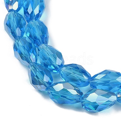 Transparent Electroplate Glass Beads Strands LS-EGLA-N013-T4mm-B17-1