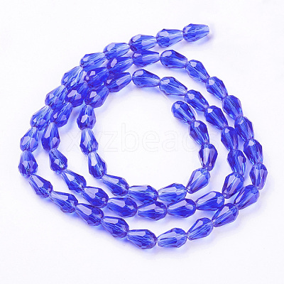 Glass Beads Strands X-GLAA-R024-11x8mm-3-1
