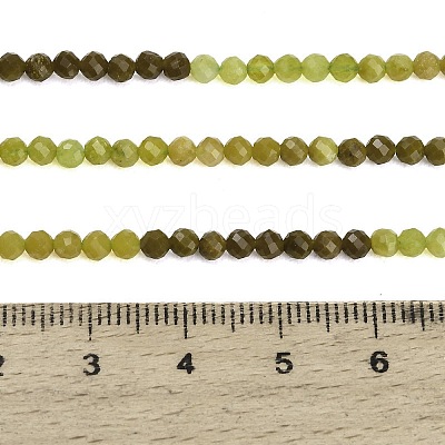 Gradient Color Natural Yellow Green Opal Beads Strands GG-CBA9722-A01-3mm-1