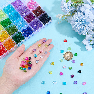 720Pcs 24 Styles Transparent Acrylic Beads OACR-PH0004-64-1