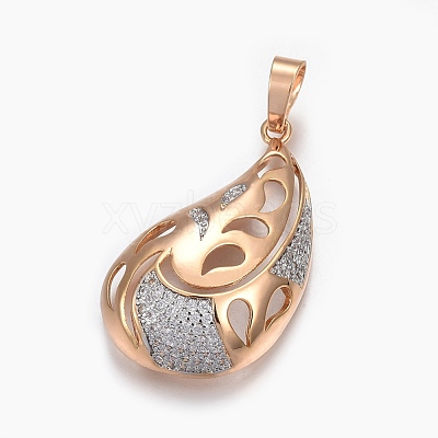 Brass Micro Pave Cubic Zirconia Jewelry Sets SJEW-F189-05KCG-1