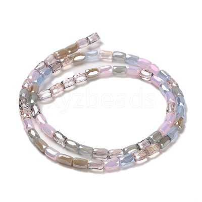 Electroplate Glass Beads Strands EGLA-D030-08A-1