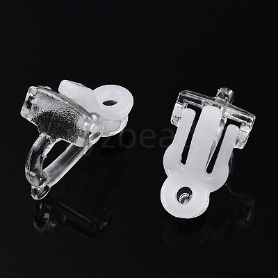 Plastic Clip-on Earring Findings FIND-R039-04-A01-1