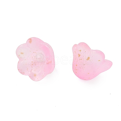 Frosted Glass Bead Cap FGLA-C001-01J-1