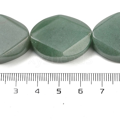 Natural Green Aventurine Beads Strands G-U018-D01-01-1