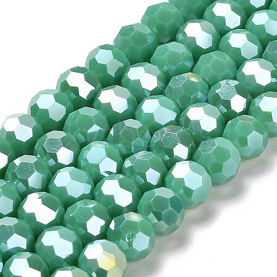 Opaque Glass Beads Stands EGLA-A035-P8mm-B13-1