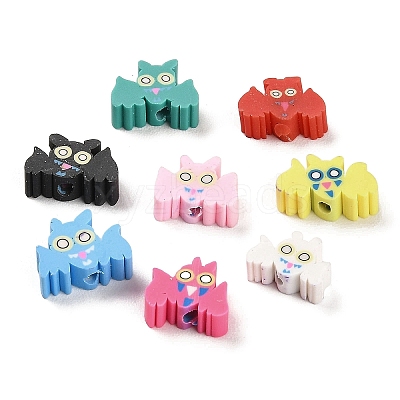 Handmade Polymer Clay Beads CLAY-H001-04-1