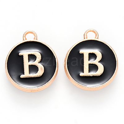 Golden Plated Enamel Alloy Charms ENAM-SZ0001-26B-B-1