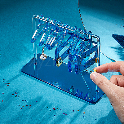 2 Sets Acrylic Earring Display Hanger Rack EDIS-PH0001-42B-1