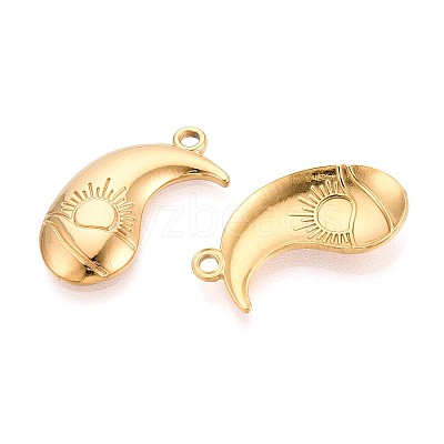 304 Stainless Steel Pendants STAS-T065-10G-1