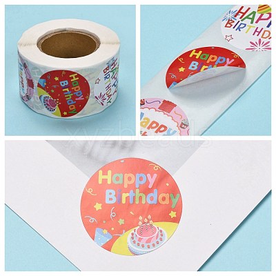 Self-Adhesive Paper Stickers X-DIY-A006-C02-1