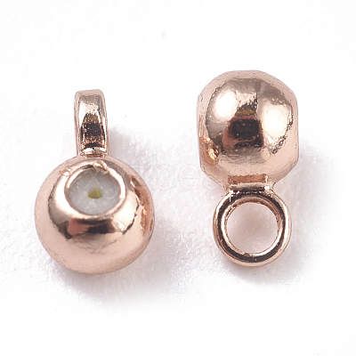 Brass Tube Bails KK-E786-01A-RG-1
