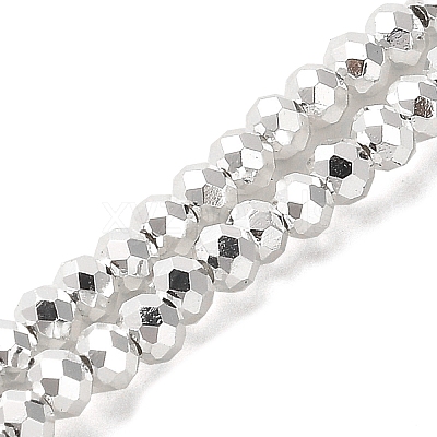 Electroplate Glass Beads Strands X-EGLA-D030-15A-06-1