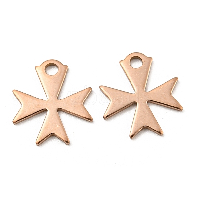 Ion Plating(IP) 304 Stainless Steel Charms STAS-C043-49RG-1