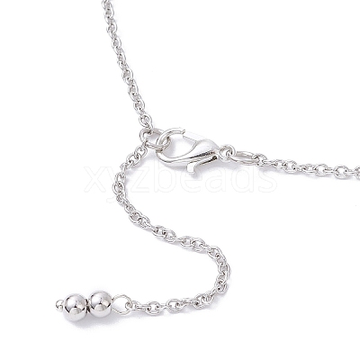 304 Stainless Steel Pendant Necklaces for Women Men NJEW-JN05414-02-1