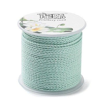 20M Polyester Braided Cord for Jewelry Making OCOR-G015-04A-05-1
