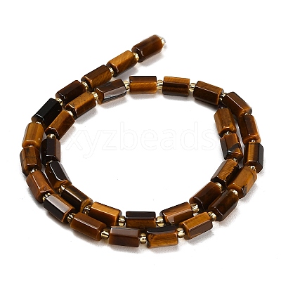 Natural Tiger Eye Beads Strands GG-CBA5B6F-C01-02-1