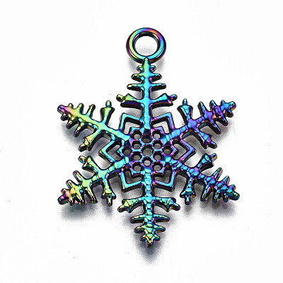 Rainbow Color Alloy Pendants LS-PALLOY-S180-068-RS-1