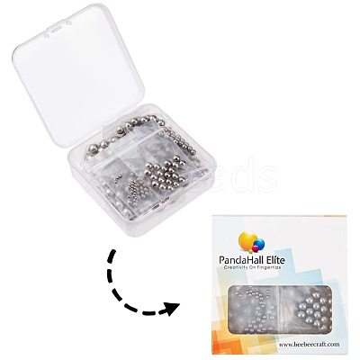 304 Stainless Steel Beads STAS-PH0019-22P-1