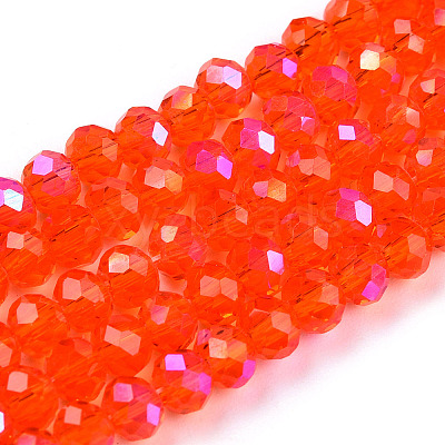 Electroplate Glass Beads Strands LS-EGLA-A034-T2mm-L29-1