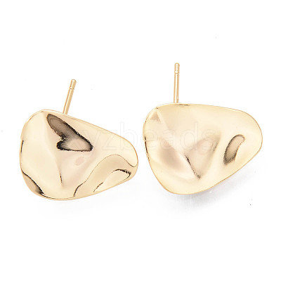 Brass Stud Earrings Findings KK-R116-017-NF-1
