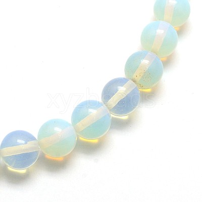 Opal Round Beads Strands G-O047-08-6mm-1