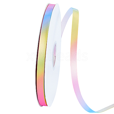 Polyester Grosgrain Ribbon OCOR-WH0105-090B-1